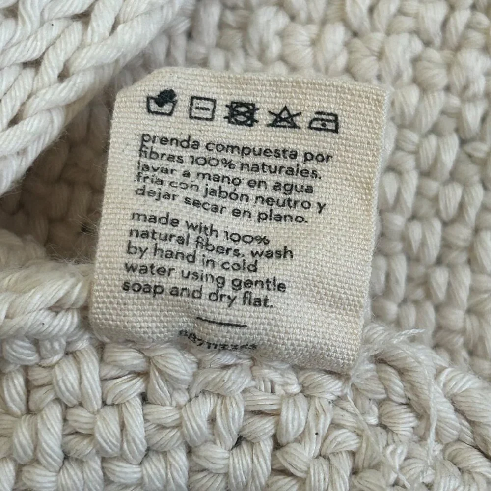 BaBaa Cardigan No4 Open Drape Dense Weave Long Sleeve Natural Casual Women - Picture 5 of 9